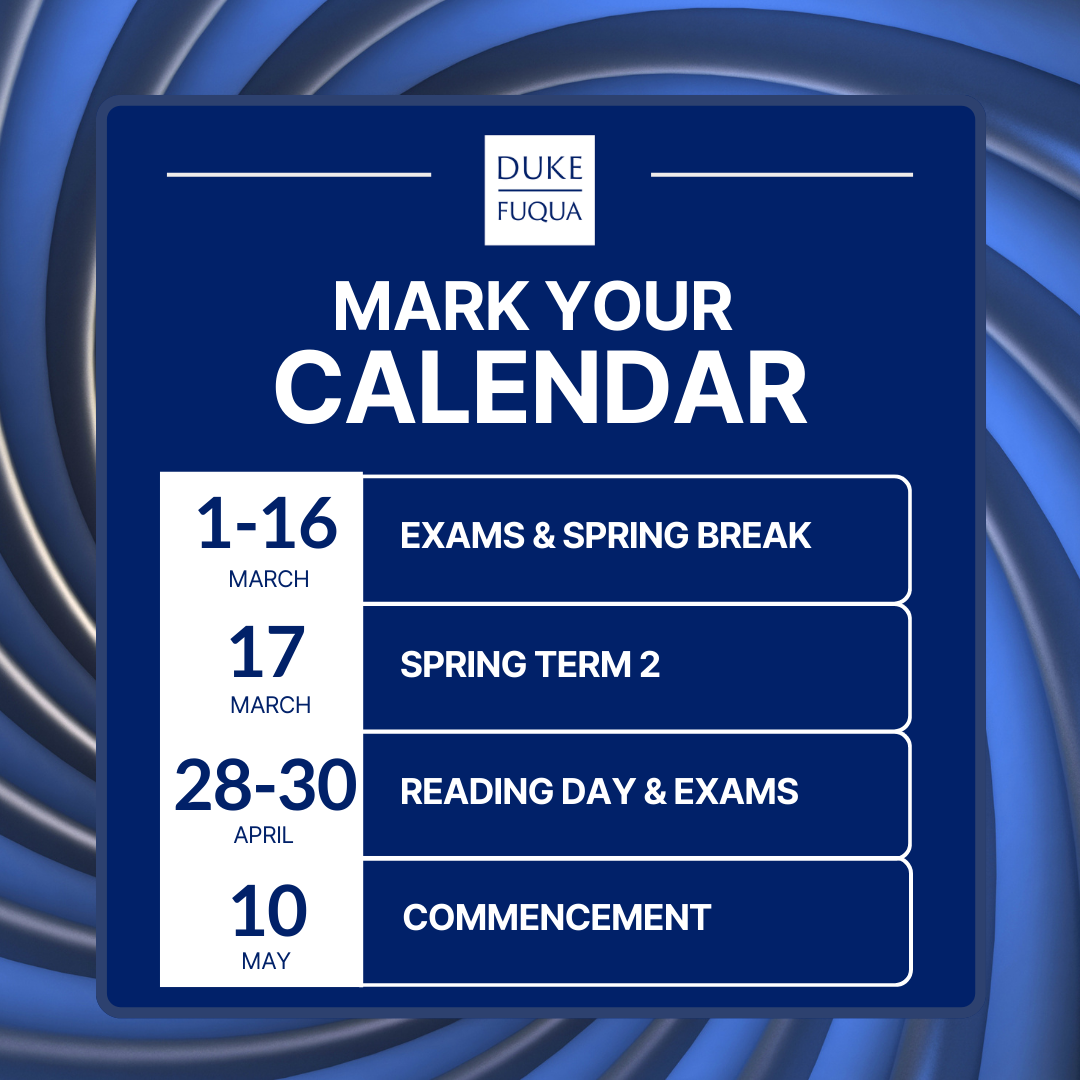 Mark your calendar