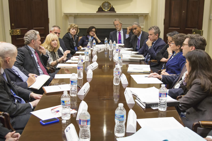 Bill Boulding meeting with the White House