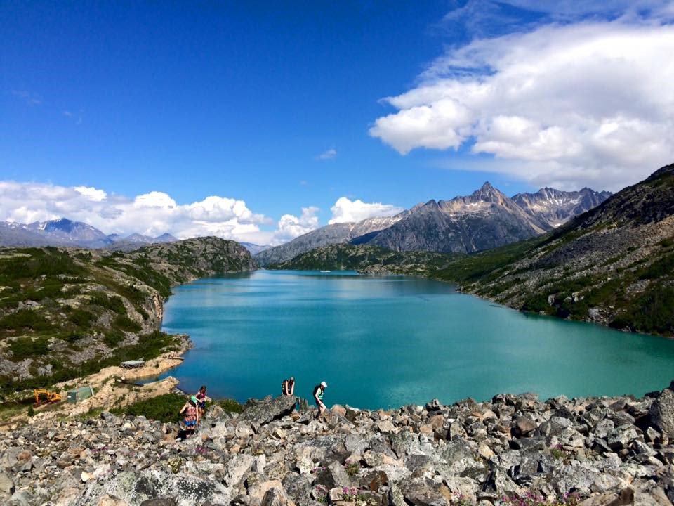 Olivia Klupar hiking Goat Lake near hometown Skagway, Alaska