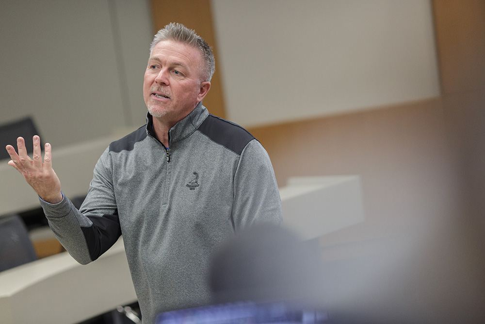 Professor Gavan Fitzsimons teaching at Duke University's Fuqua School of Business