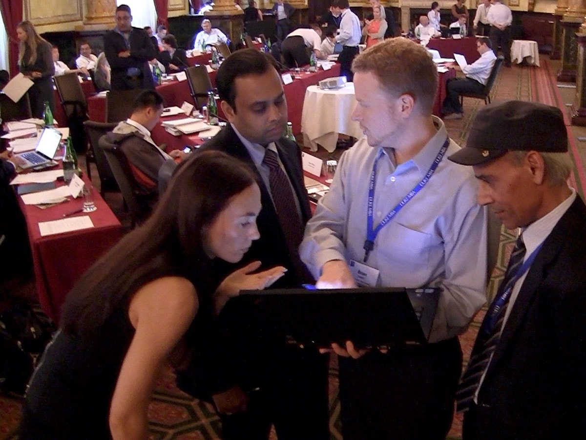 Fuqua students on an EMBA residency