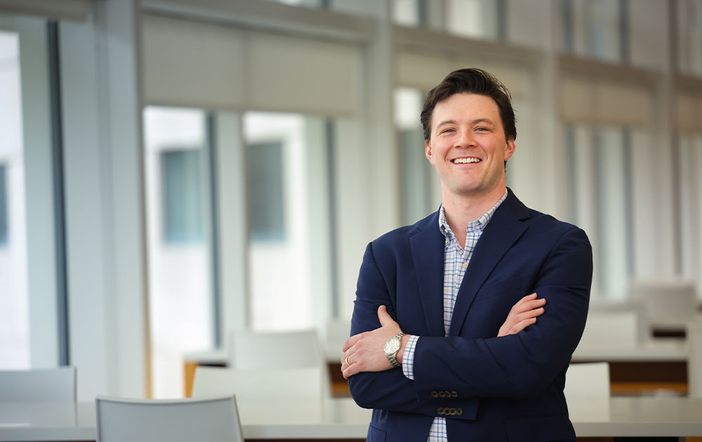 Portrait of Mitch Weaver, a student in the Weekend Executive MBA program at The Fuqua School of Business.