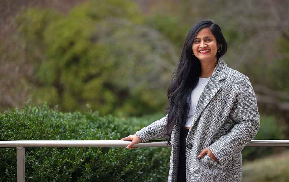 Portrait of Namita Lokare, student in the Weekend Executive MBA program at The Fuqua School of Business.