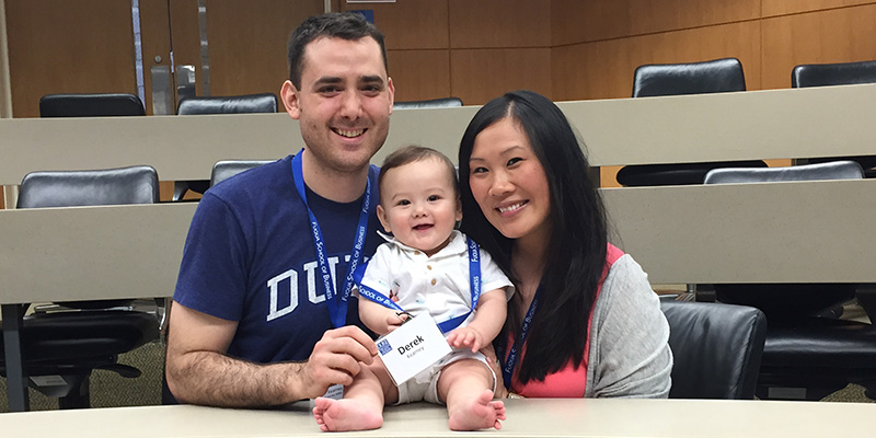 Rebecca and Chris at Fuqua Reunions